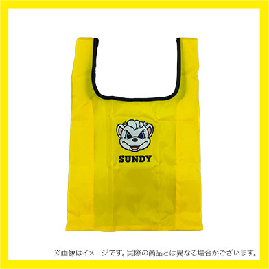 サンディーカラビナ付きエコバッグ